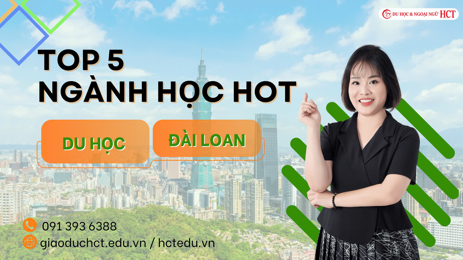 Top 5 ngành học hot khi đi du học Đài Loan