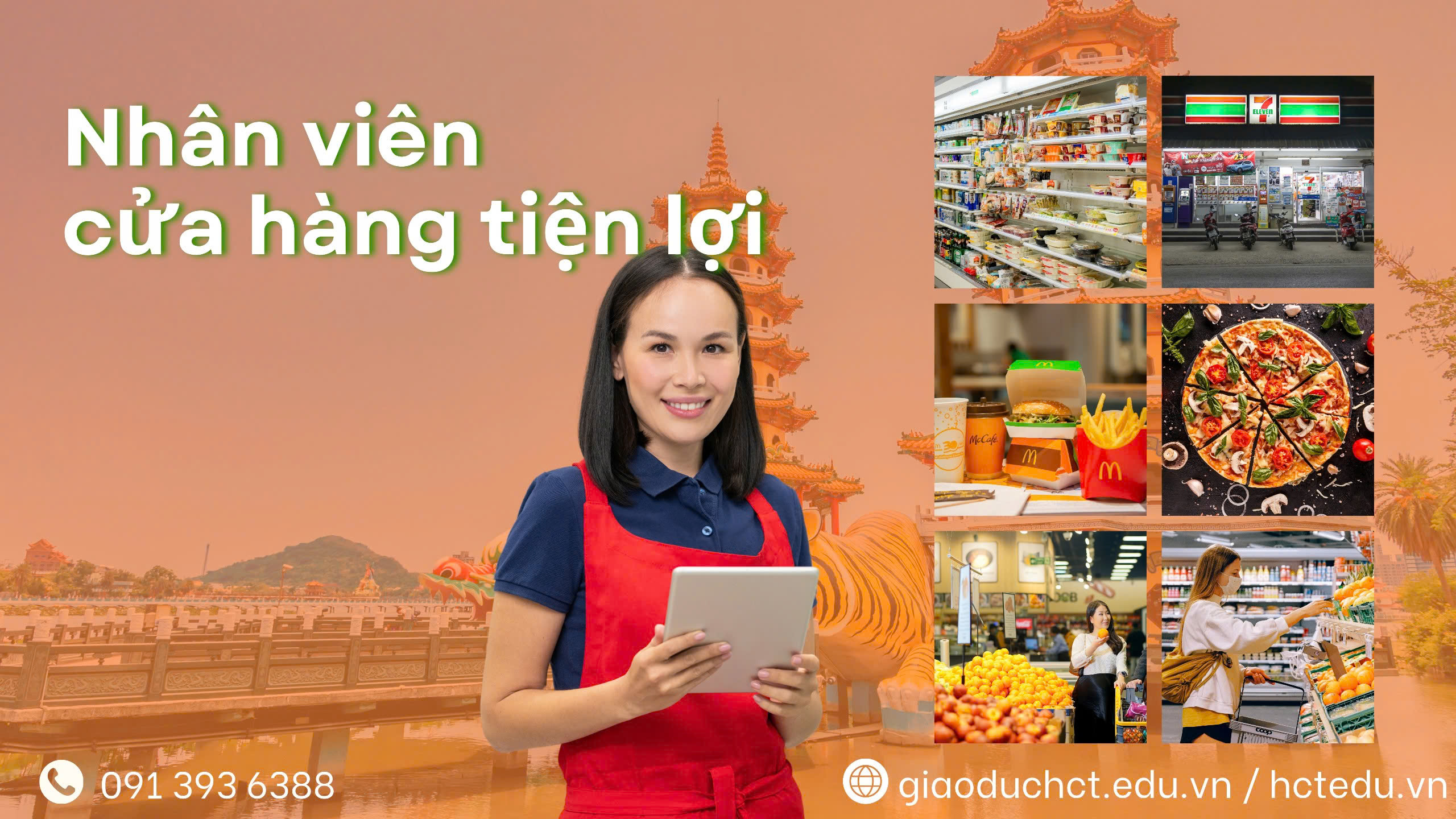 Nhân viên tại chuỗi cửa hàng tiện lợi, cửa hàng ăn nhanh